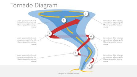 Tornado Structure Diagram, 08834, Education Charts and Diagrams — PoweredTemplate.com