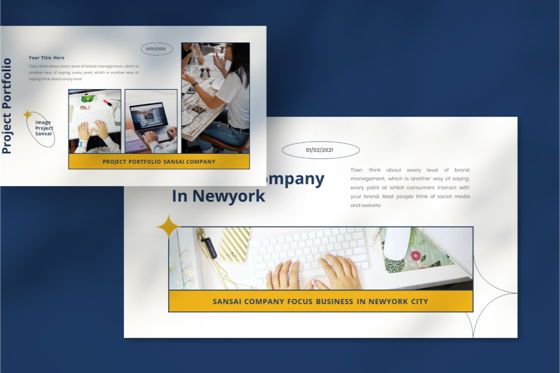 SANSAI Business Powerpoint Template, Slide 8, 08843, Lavoro — PoweredTemplate.com