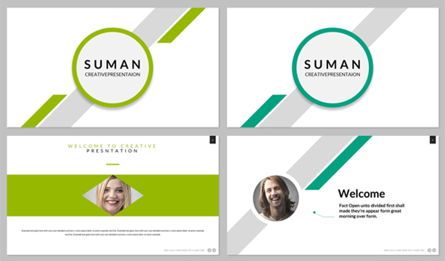 Suman PowerPoint Template, Deslizar 2, 08866, Negócios — PoweredTemplate.com