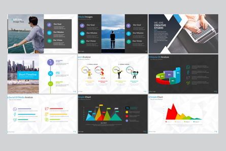 Guide Lines Presentation PowerPoint Template, Slide 5, 08870, Business — PoweredTemplate.com