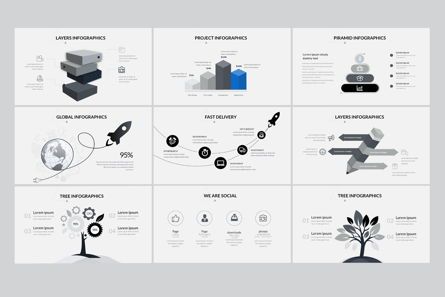 PowerPoint Presentation Template, Diapositiva 8, 08873, Conceptos de negocio — PoweredTemplate.com
