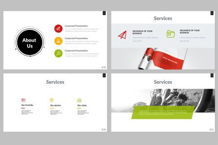Minimal Presentation Powerpoint, Diapositive 3, 08882, Business — PoweredTemplate.com