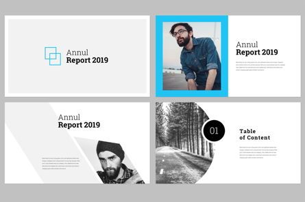 Annul Report 2019 Powerpoint Template, スライド 2, 08886, ビジネス — PoweredTemplate.com