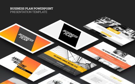 Business Plan Powerpoint Presentation Template, Templat PowerPoint, 08887, Bisnis — PoweredTemplate.com