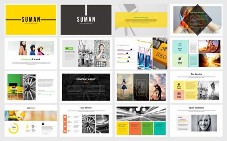 Suman Creative Clean Powerpoint Presentation, Slide 2, 08889, Business — PoweredTemplate.com