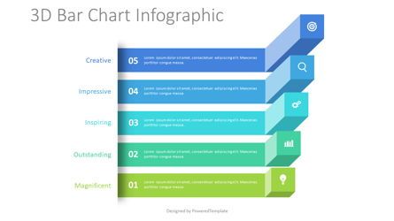 3D Bar Chart Options, Folie 2, 08898, Infografiken — PoweredTemplate.com