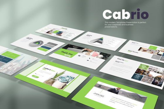 Cabrio Powerpoint Presentation, 08910, Bedrijf — PoweredTemplate.com