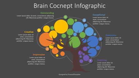 Brain Concept Infographic, Slide 2, 08930, Infographics — PoweredTemplate.com