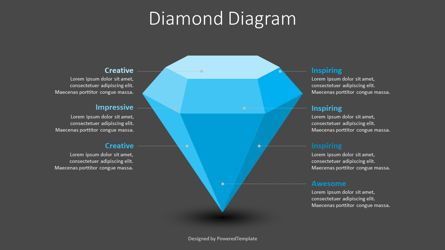 Volumetric Diamond Diagram, 08933, Careers/Industry — PoweredTemplate.com