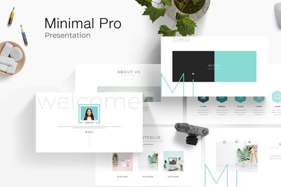 Minimal Pro Powerpoint Template, PowerPoint模板, 08950, 商业 — PoweredTemplate.com