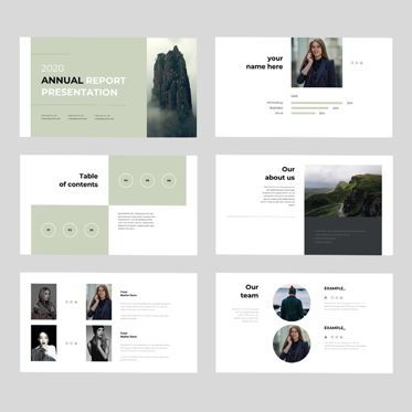 Annual Report Powerpoint Template, Slide 2, 08952, Lavoro — PoweredTemplate.com