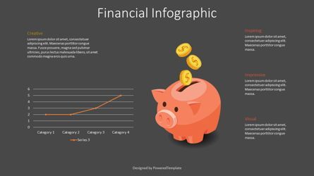 Financial Slide Template, 幻灯片 2, 08960, 数据驱动图和图表 — PoweredTemplate.com
