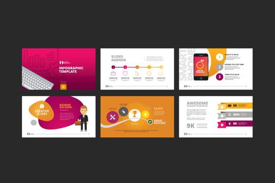 Infographic PowerPoint Presentation Template, Slide 2, 08984, Business — PoweredTemplate.com