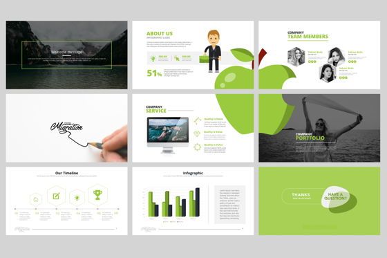 Novea PowerPoint Presentation Template, Diapositive 2, 08994, Business — PoweredTemplate.com