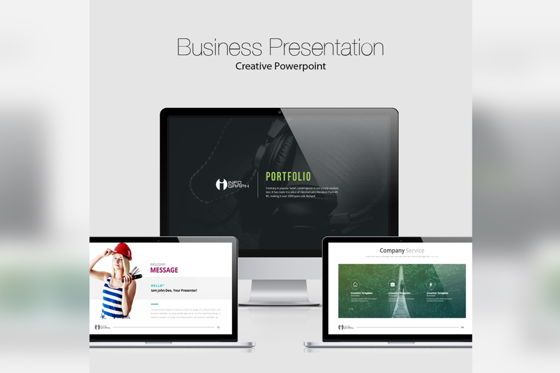 Business PowerPoint Presentation Template, PowerPoint模板, 08995, 商业 — PoweredTemplate.com