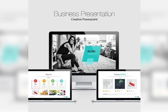 Quote PowerPoint Presentation Template, PowerPointテンプレート, 08999, ビジネス — PoweredTemplate.com