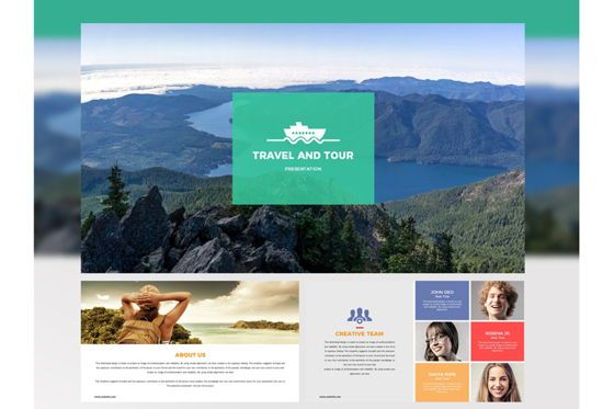 Travel And Tour PowerPoint Presentation, PowerPoint Template, 09011, Education & Training — PoweredTemplate.com