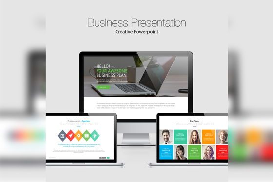 Speed PowerPoint Presentation Template, PowerPointテンプレート, 09012, ビジネス — PoweredTemplate.com