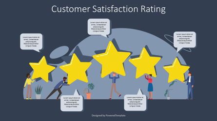 Customer Satisfaction Rating, Dia 2, 09017, Business Concepten — PoweredTemplate.com