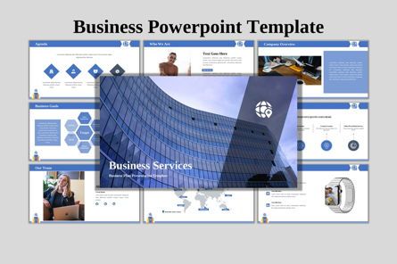Business Services - Business Presentation Template, PowerPoint Template, 09021, Business — PoweredTemplate.com