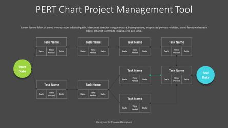 PERT Chart - Project Management Tool, スライド 2, 09034, ビジネスモデル — PoweredTemplate.com