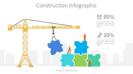 Construction Infographic, 09035, Construction — PoweredTemplate.com