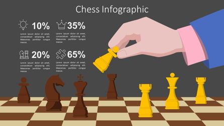 Chess Infographic Illustration, スライド 2, 09037, ビジネスコンセプト — PoweredTemplate.com