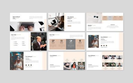 Alexia - Creative Business Powerpoint Template, Folie 2, 09053, Business — PoweredTemplate.com