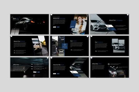 Speedy - Car Services Powerpoint Template, Diapositiva 2, 09054, Coches y transporte — PoweredTemplate.com
