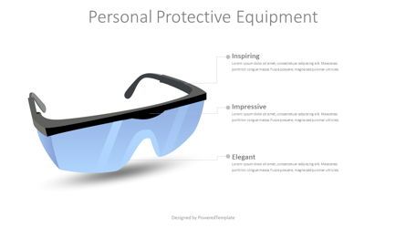 Personal Protective Equipment - Glasses, 09066, Careers/Industry — PoweredTemplate.com