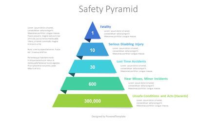 Safety Pyramid Diagram, 09071, Business Models — PoweredTemplate.com