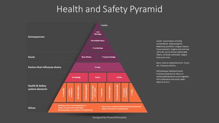 Health and Safety Pyramid Diagram, Diapositiva 2, 09072, Modelos de negocios — PoweredTemplate.com
