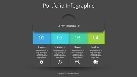 Product Portfolio Infographic, スライド 2, 09091, コンサルティング — PoweredTemplate.com