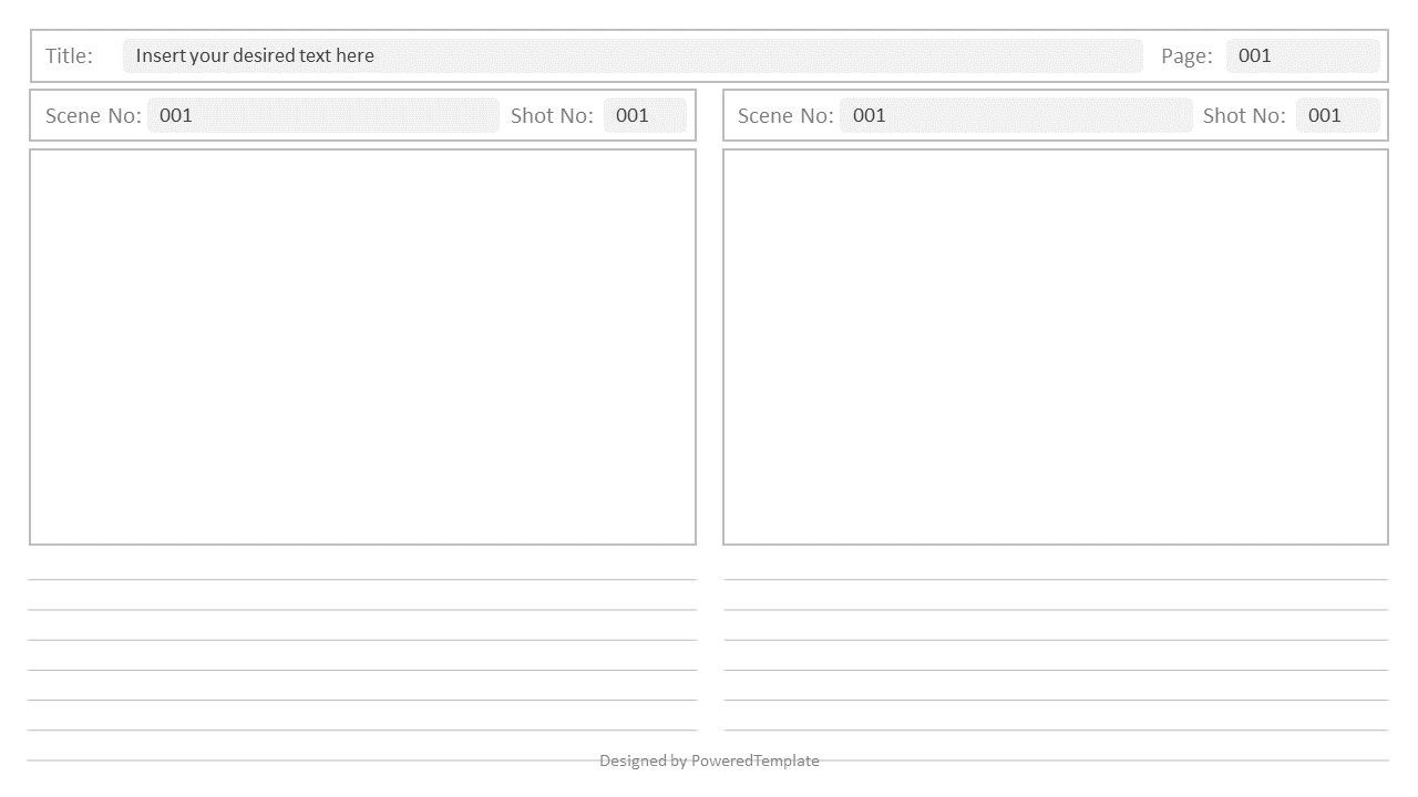 infographic storyboard template