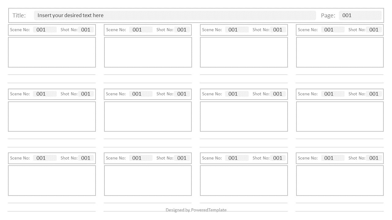 Storyboard Template Free Presentation Template For Google Slides And 