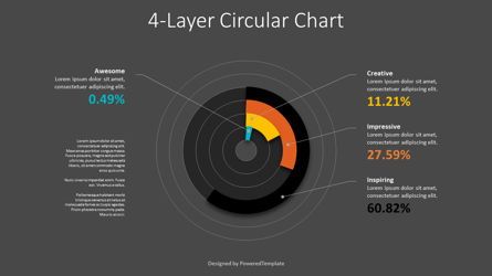 4-Layer Circular Chart for Data Representation, Slide 2, 09110, Consulting — PoweredTemplate.com