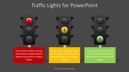 Traffic Lights for Presentations, Slide 2, 09112, Education & Training — PoweredTemplate.com