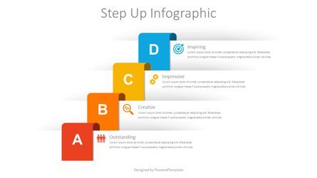 4 Staged Banners for Business Communication, Gratis Google Presentaties-thema, 09129, Infographics — PoweredTemplate.com