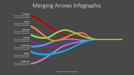 Horizontal Merge Arrow Business Teamwork, Diapositiva 2, 09134, Diagramas de proceso — PoweredTemplate.com
