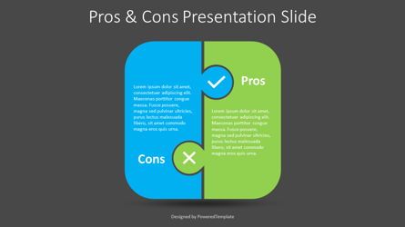 Pros and Cons Presentation Slide, Slide 2, 09155, Puzzle Diagrams — PoweredTemplate.com