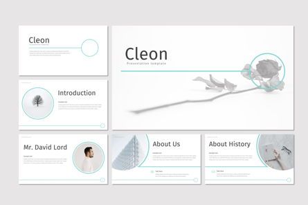 Cleon - Google Slides Template, Slide 2, 09180, Business — PoweredTemplate.com