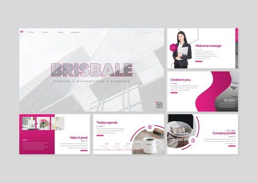 Brisbale - PowerPoint Template, Folie 2, 09186, Business — PoweredTemplate.com
