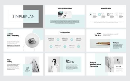 Simple Plan - Business PowerPoint Presentation Template, Slide 2, 09194, Business — PoweredTemplate.com