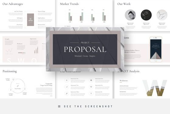 Project Proposal PowerPoint Presentation Template, PowerPoint Template, 09203, Business — PoweredTemplate.com