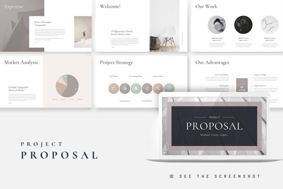 Project Proposal PowerPoint Presentation Template, Diapositive 2, 09203, Business — PoweredTemplate.com