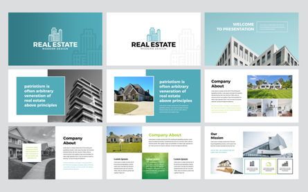 Real Estate PowerPoint Presentation Template, 슬라이드 2, 09208, 비즈니스 — PoweredTemplate.com