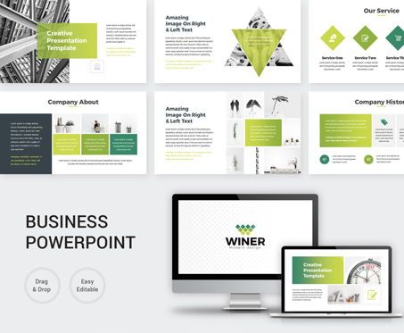 Creative Modern Business PowerPoint Presentation Template, Modele PowerPoint, 09212, Business — PoweredTemplate.com