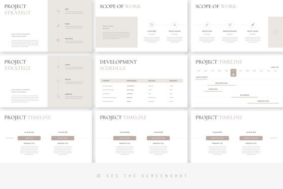 Project Proposal PowerPoint Presentation Template, Slide 5, 09216, Lavoro — PoweredTemplate.com