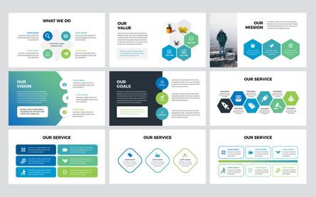 Business Infographic Presentation PowerPoint Template, 幻灯片 3, 09221, 商业 — PoweredTemplate.com