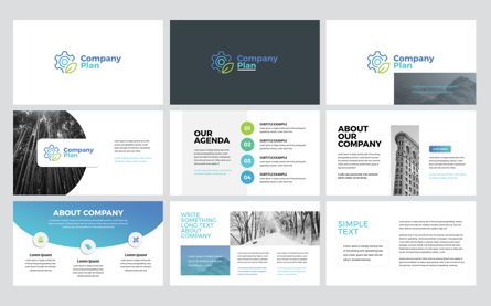 Company Plan Business Presentation PowerPoint Template, Slide 2, 09223, Lavoro — PoweredTemplate.com